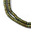 Electroplated Non-magnetic Hematite Beads Strands G-P571-A01-01B-3