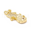 Brass Micro Pave Cubic Zirconia Pendants KK-P224-06G-3