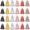 SUNNYCLUE 60Pcs 6 Colors Halloween Alloy Enamel Pendants FIND-SC0010-89-1