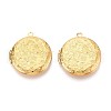 304 Stainless Steel Locket Pendants STAS-N111-07G-1