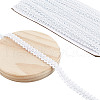 13M Polyester Centipede Lace Ribbons SRIB-WH0011-223B-1