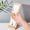 Phyllostachys Pubescens Necklace Display Stand NDIS-WH0002-14B-3