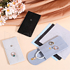Beebeecraft 3 Sets 3 Colors Rectangle Velvet Single Watch Storage Bags ABAG-BBC0001-11-3