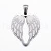 Tarnish Resistant 304 Stainless Steel Pendants STAS-E135-03P-1