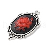 Tibetan Style Alloy Pendants TIBE-B002-04AS-02-2