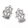 Tibetan Style Alloy Pendants TIBEP-Q062-02AS-RS-1