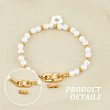 Unicraftale 40Pcs 2 Colors 304 Stainless Steel Fold Over Clasps STAS-UN0056-16-5