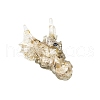 Dragon Resin with Natural Rutilated Quartz Chips Inside Display Decorations PW-WG37610-07-1