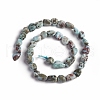 Natural Larimar Beads Strands G-D0002-D64-2
