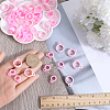 Gorgecraft 60Pcs 2 Style Silicone Pendant SIL-GF0001-42D-3