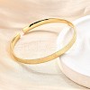 Brass Cuff Bangles for Women BJEW-G742-02G-2