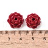 Synthetic Coral Dyed Carved Beads CORA-H004-01-3
