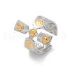 304 Stainless Steel Cuff Rings RJEW-S630-01GP-A-4