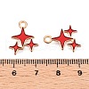 Alloy Enamel Pendants ENAM-T020-38C-RS-3