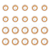 DICOSMETIC 20Pcs 2 Style ABS Plastic Imitation Pearl Shank Buttons BUTT-DC0001-06KCG-1