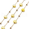 Ion Plating(IP) 304 Stainless Steel Handmade Beaded Chain CHS-K019-03G-04-1