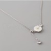 925 Sterling Silver Lariat Necklaces NJEW-BB47991-A-4