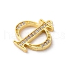 Rack Plating Brass Micro Pave Cubic Zirconia Pendant KK-H449-76G-09-2