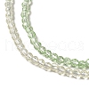 Transparent Gradient Color Glass Beads Strands GLAA-H021-01A-13-3