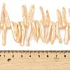 Natural Baroque Keshi Pearl Beads Strands PEAR-B004-02A-02B-5