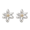 304 Stainless Steel Stud Earrings EJEW-S265-08GP-4