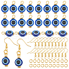 ARRICRAFT DIY Blue Evil Eye Earring Making Kit DIY-AR0002-85-1