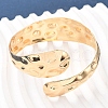 Snake Shape Hammered Iron Cuff Bangle & Ring SJEW-G085-01G-2