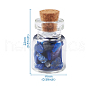 Kissitty Natural & Synthetic Gemstone Chip Beads Glass Bottles G-KS0001-02-10