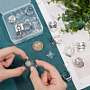 Unicraftale 24Pcs 12 Styles 201 with 304 Stainless Steel Open Cuff Findings FIND-UN0003-54-4