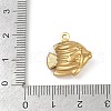 Ocean 304 Stainless Steel Pendants STAS-P390-01D-G-3