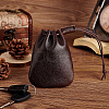 Leather Drawstring Wallets AJEW-WH0307-67B-5