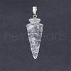 Natural Quartz Crystal Pendants G-P236-01-2