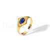 Natural Lapis Lazuli Cuff Rings for Women PX1899-1-1