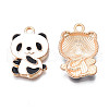 Alloy Enamel Pendants PALLOY-N160-014-2