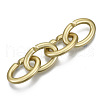 Opaque Spray Painted Acrylic Linking Rings OACR-S021-67A-B01-3