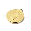 Ion Plating(IP) 304 Stainless Steel Pendants STAS-B058-19G-07-2