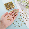 GOMAKERER 200Pcs Tibetan Style Alloy Fairy Wing Beads TIBEB-GO0001-09-5