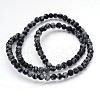 Natural Snowflake Obsidian Gemstone Beads G-J338-03-4mm-2