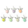 50Pcs Heart Acrylic Pendants PALLOY-JF02975-1