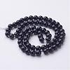Natural Mashan Jade Round Beads Strands G-D263-6mm-XS32-3