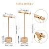 Alloy Earring Display Stands EDIS-FG0001-16-2