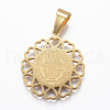 304 Stainless Steel Pendants STAS-G155-84G-1