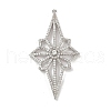 Brass Micro Pave Cubic Zirconia Pendants KK-M322-46P-1