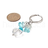 Gradient Bear & Heart Acrylic Pendant Keychain KEYC-TA00005-4