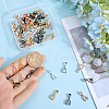 SOFPLATE 70Pcs 7 Colors Alloy Ice Pick Pinch Bails for Pendant Making FIND-SP0002-03-3