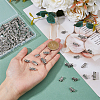 DICOSMETIC 100Pcs 10 Style Tibetan Style Alloy Tube Bails TIBE-DC0001-12-3