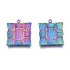 Ion Plating(IP) 304 Stainless Steel Pendants STAS-N098-028-2