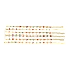Butterfly Brass Link Bracelets for Woman BJEW-S157-03G-4