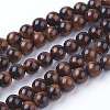 Natural Red Tiger Eye Beads Strands G-C076-6mm-1D-1