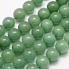 Grade A Natural Green Aventurine Round Bead Strands G-M308-06-14mm-1